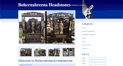Desktop Screenshot of bohernabreenaheadstones.com