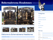 Tablet Screenshot of bohernabreenaheadstones.com